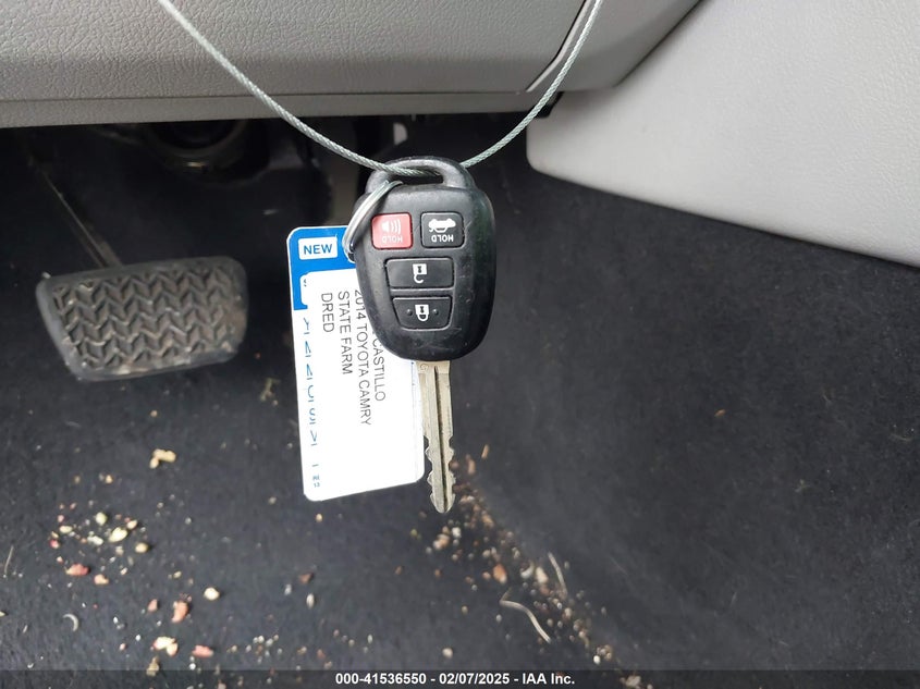 2014 TOYOTA CAMRY VIN: 4T4BF1FKXER397031