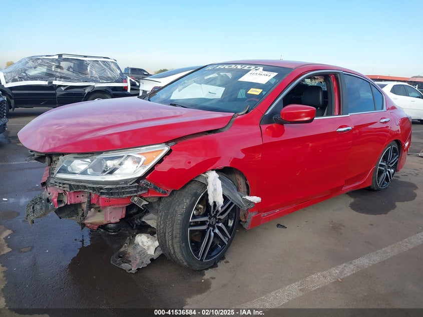 2016 HONDA ACCORD VIN: 1HGCR2F56GA182519