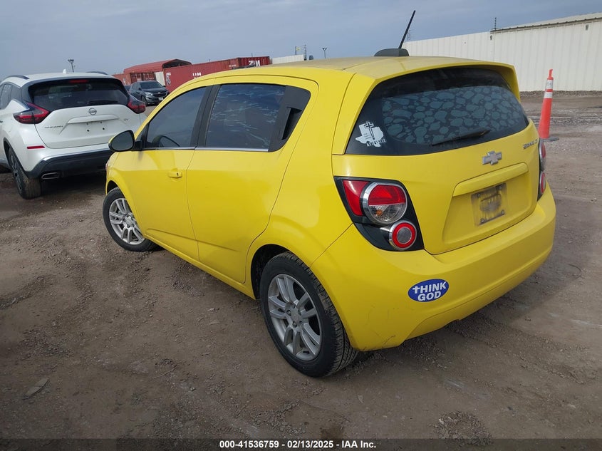 2016 CHEVROLET SONIC LT AUTO - 1G1JC6SHXG4122619