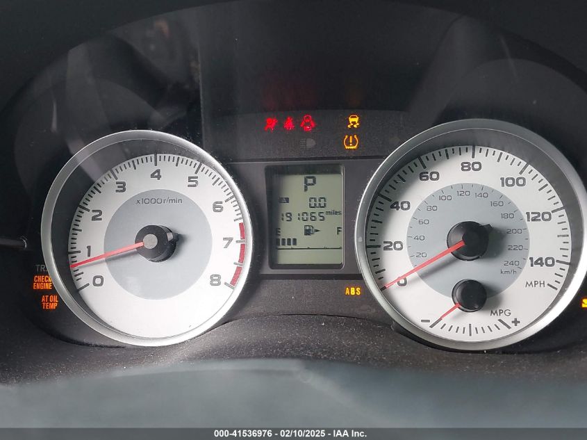 2013 Subaru Impreza VIN: JF1AJAA6XDH032312 Lot: 41536976