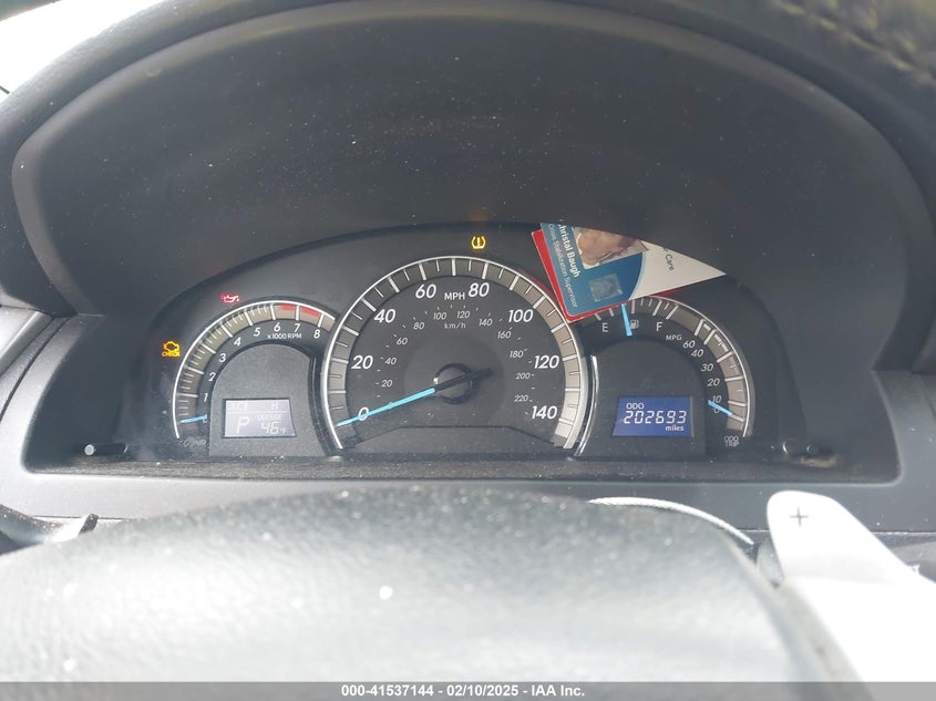 2012 TOYOTA CAMRY VIN: 4T1BF1FK4CU125016