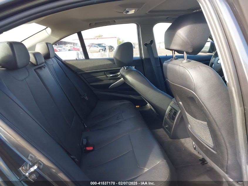 2012 BMW 328I VIN: WBA3A5G58CNN65562 Lot: 41537170