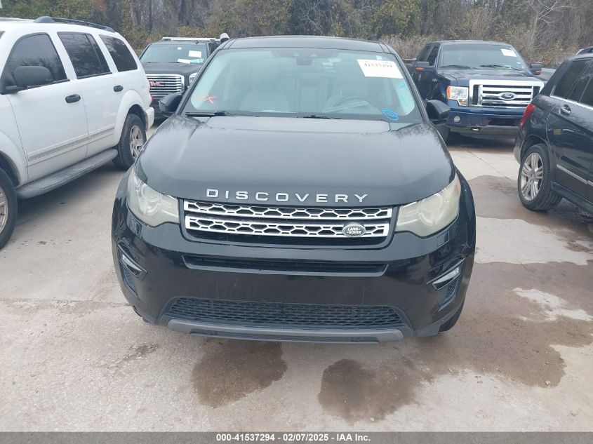 2016 Land Rover Discovery Sport Hse VIN: SALCR2BG2GH554573 Lot: 41537294