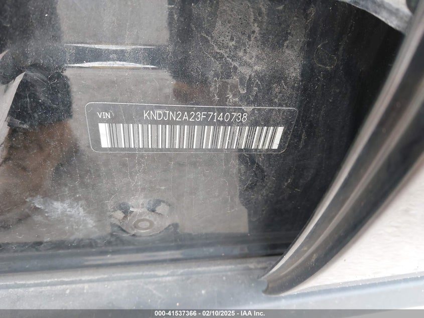 2015 KIA SOUL VIN: KNDJN2A23F7140738