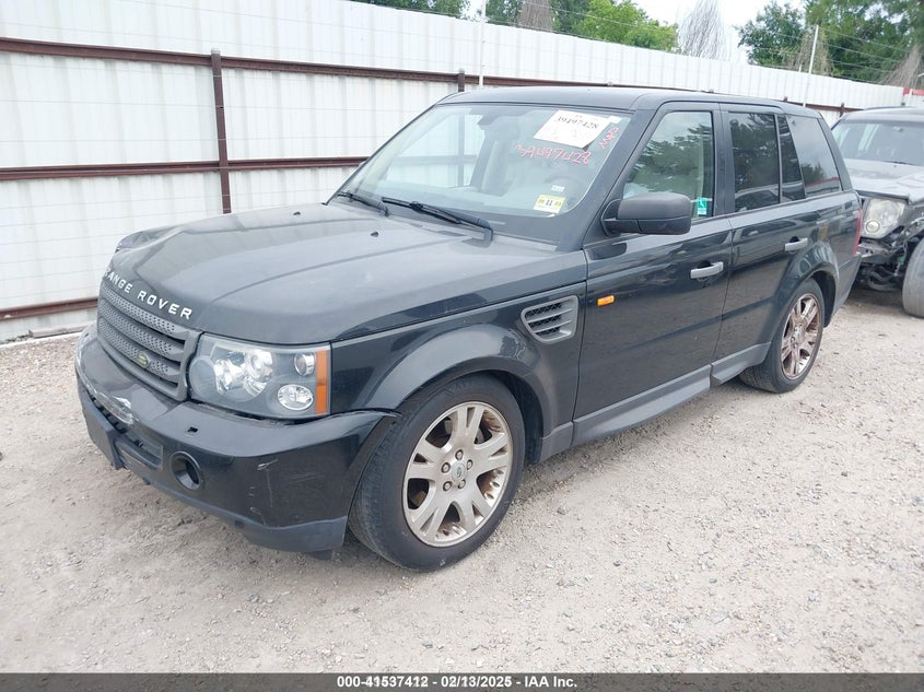 2006 Land Rover Range Rover Sport Hse black suv gasoline SALSF254X6A912287 photo #3