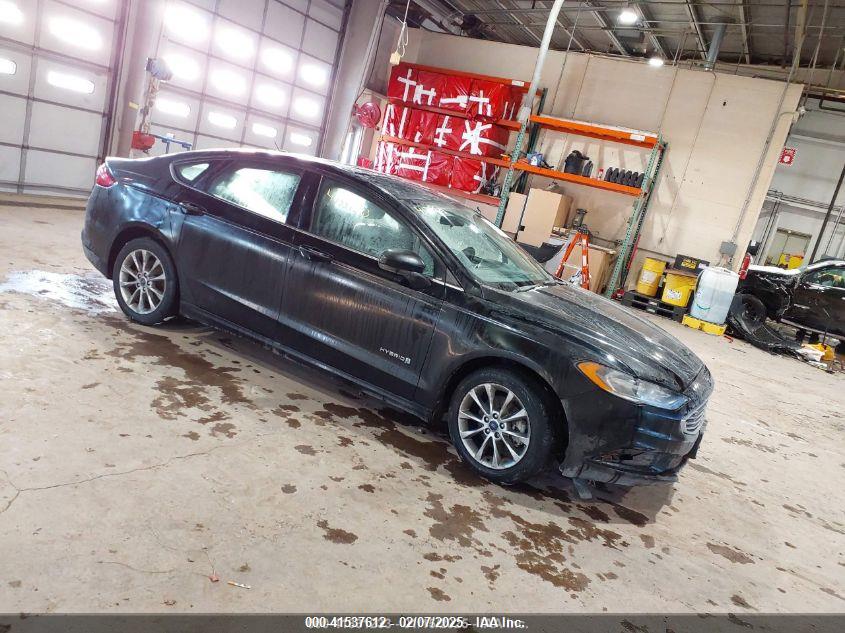 Vin: 3fa6p0lu4hr122446, lot: 42028320, ford fusion hybrid se 2017 img_1