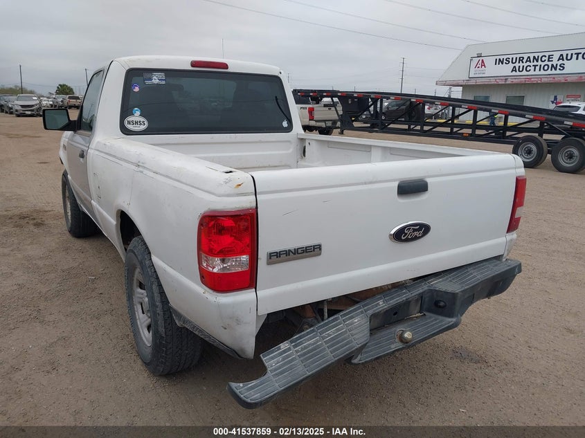 2008 FORD RANGER VIN: 1FTYR10D58PA72493