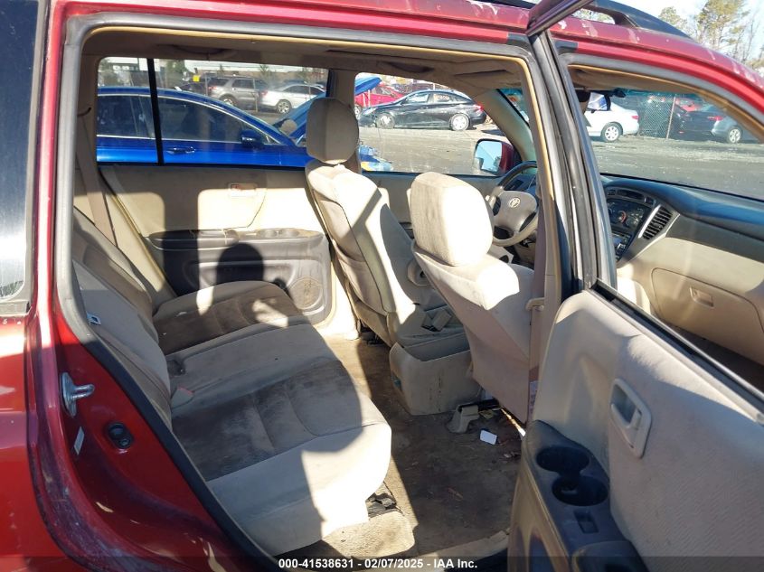 2001 Toyota Highlander VIN: JTEHD21A310001960 Lot: 41538631