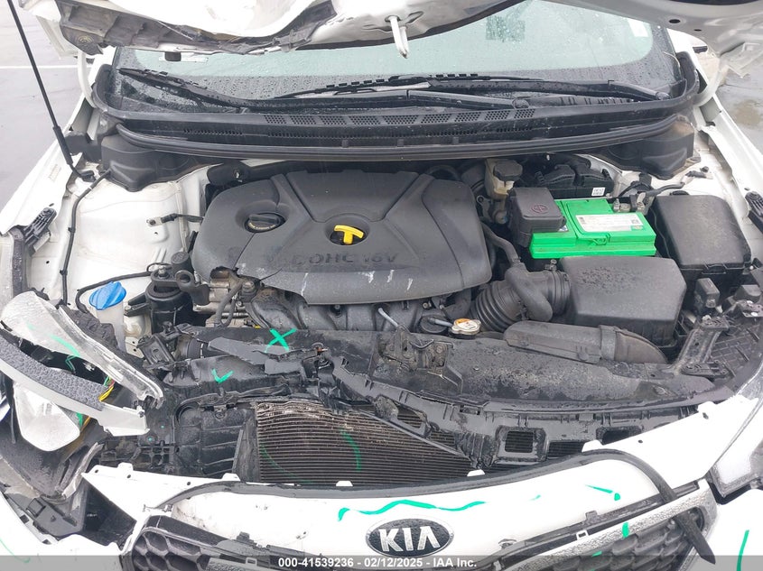 2016 KIA FORTE VIN: KNAFX4A67G5508931