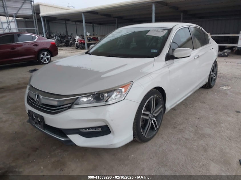 2016 HONDA ACCORD VIN: 1HGCR2F55GA198694