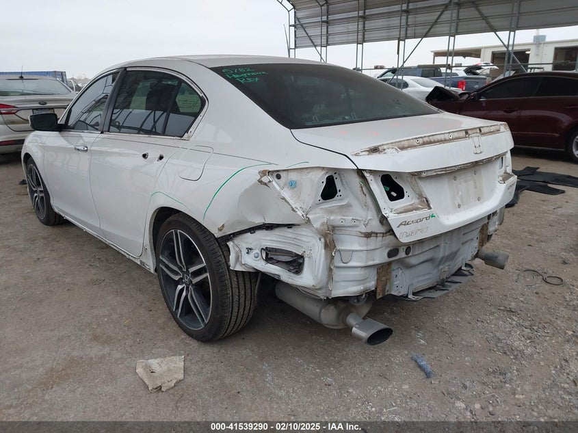 2016 HONDA ACCORD VIN: 1HGCR2F55GA198694