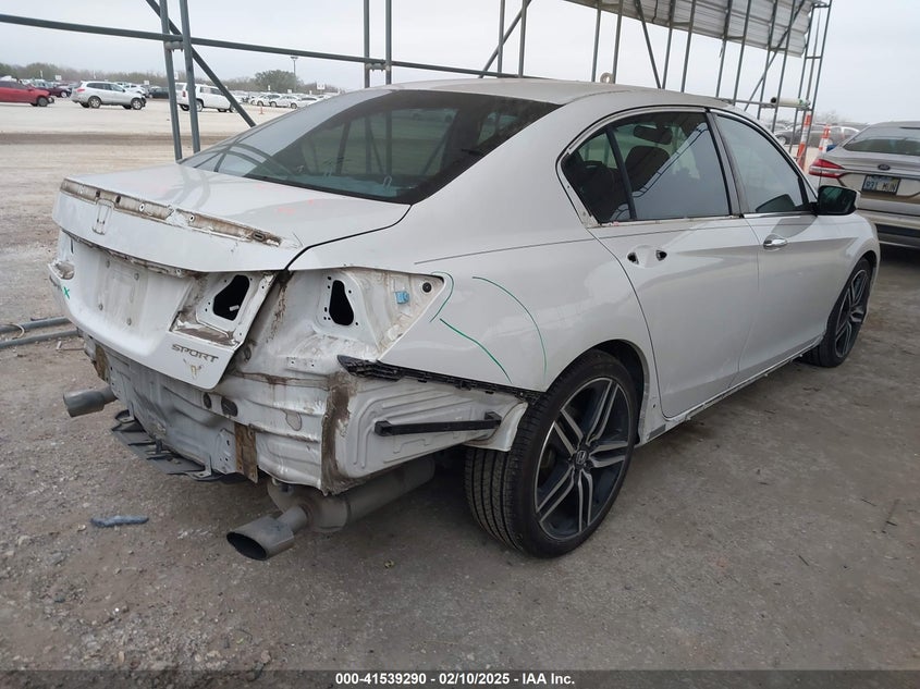 2016 HONDA ACCORD VIN: 1HGCR2F55GA198694