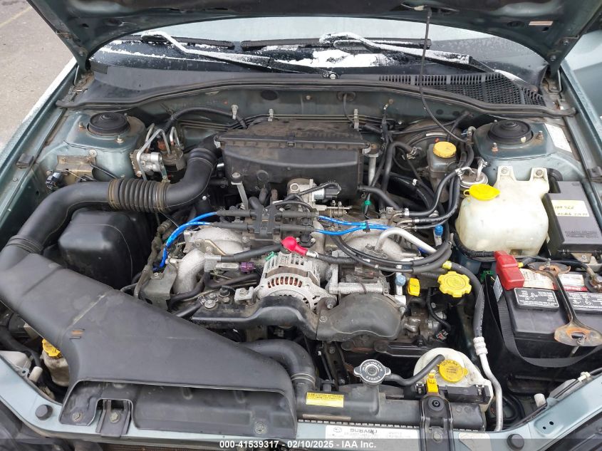 2001 Subaru Outback VIN: 4S3BH665117657714 Lot: 41539317