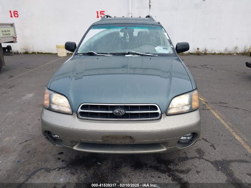2001 Subaru Outback VIN: 4S3BH665117657714 Lot: 41539317