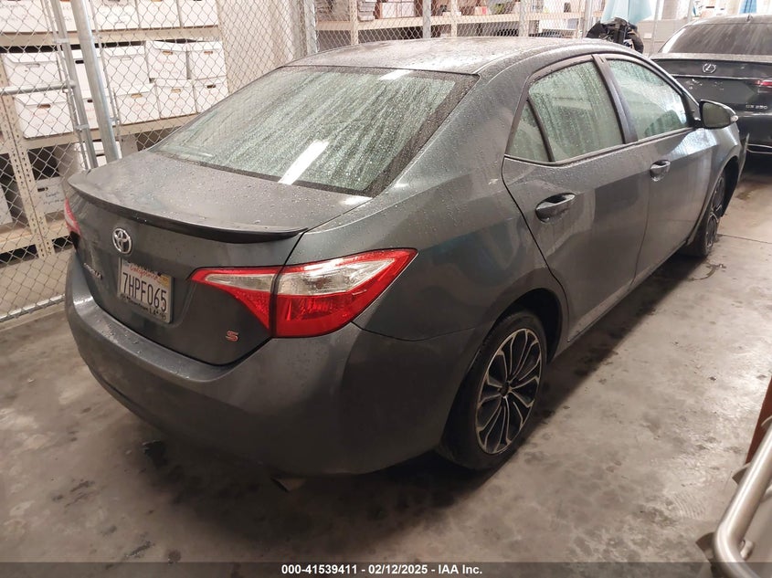 2015 TOYOTA COROLLA VIN: 5YFBURHE7FP218484