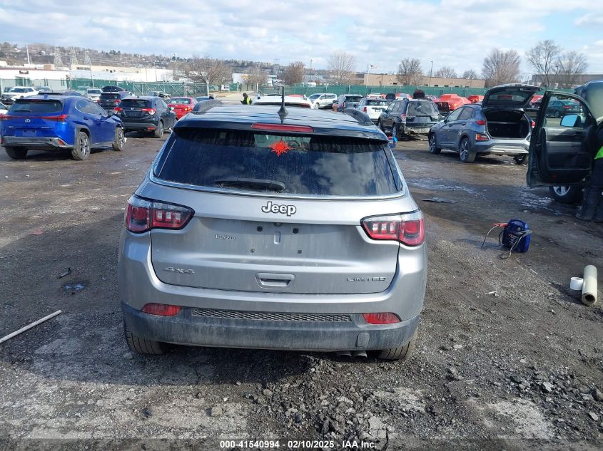 2018 Jeep Compass Limited 4X4 VIN: 3C4NJDCB4JT395389 Lot: 41540994