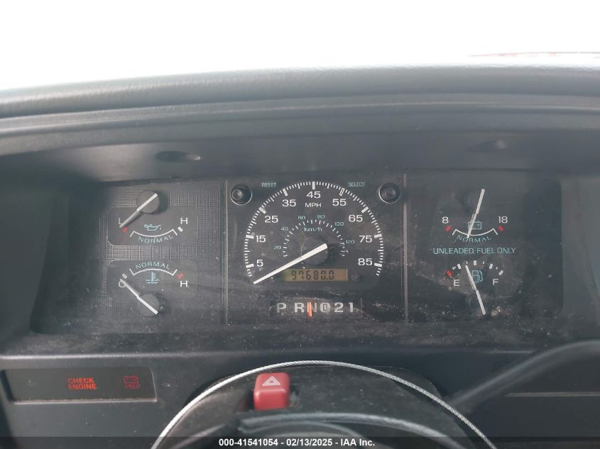 1993 Ford Econoline E350 Super Duty Van VIN: 1FTJS34H0PHA71663 Lot: 41541054