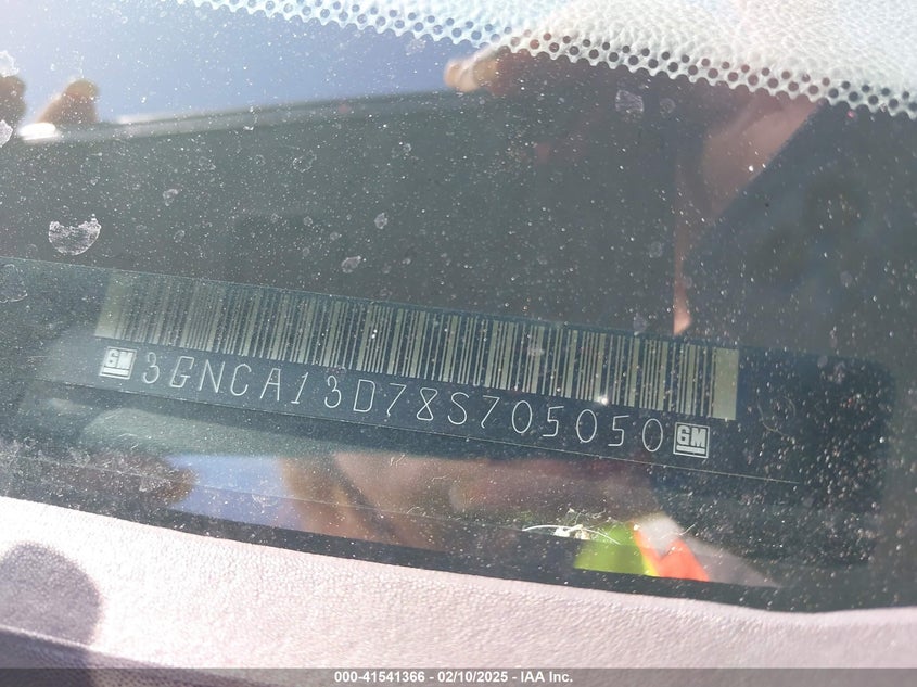 2008 Chevrolet Hhr Ls VIN: 3GNCA13D78S705050 Lot: 41541366