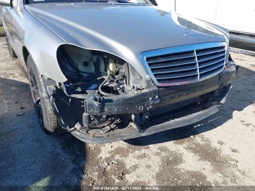 2005 Mercedes-Benz S 500 VIN: WDBNG75JX5A454610 Lot: 41541420