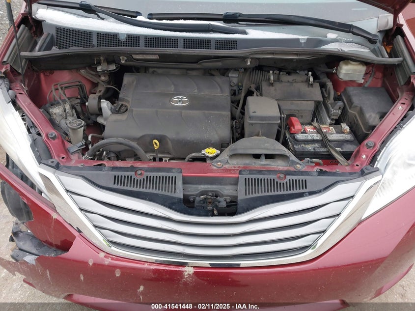 2013 TOYOTA SIENNA VIN: 5TDYK3DCXDS392491