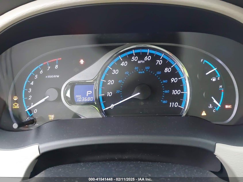 2013 TOYOTA SIENNA VIN: 5TDYK3DCXDS392491