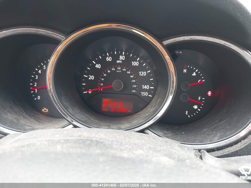 2013 Kia Sorento Lx VIN: 5XYKT3A66DG395774 Lot: 41541460