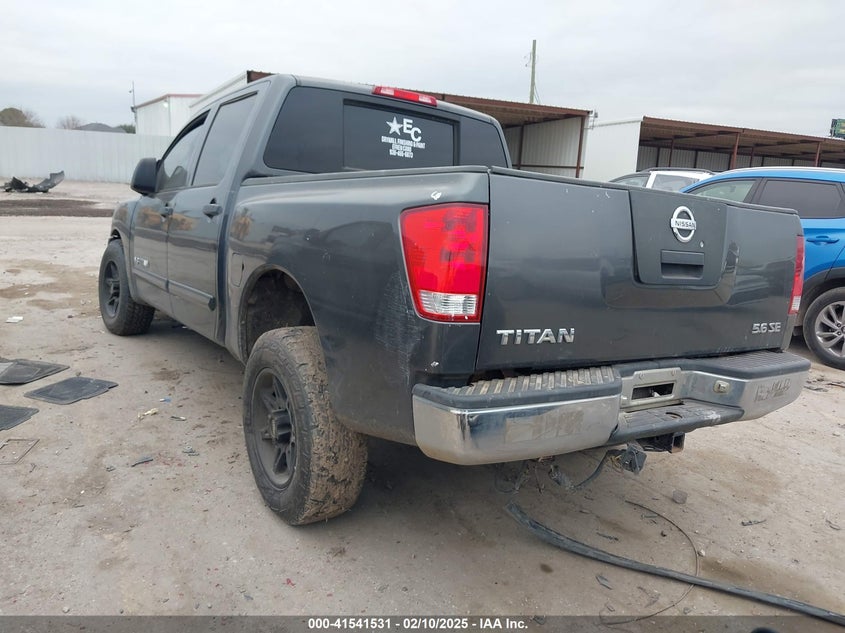 2008 NISSAN TITAN VIN: 1N6BA07C98N328731