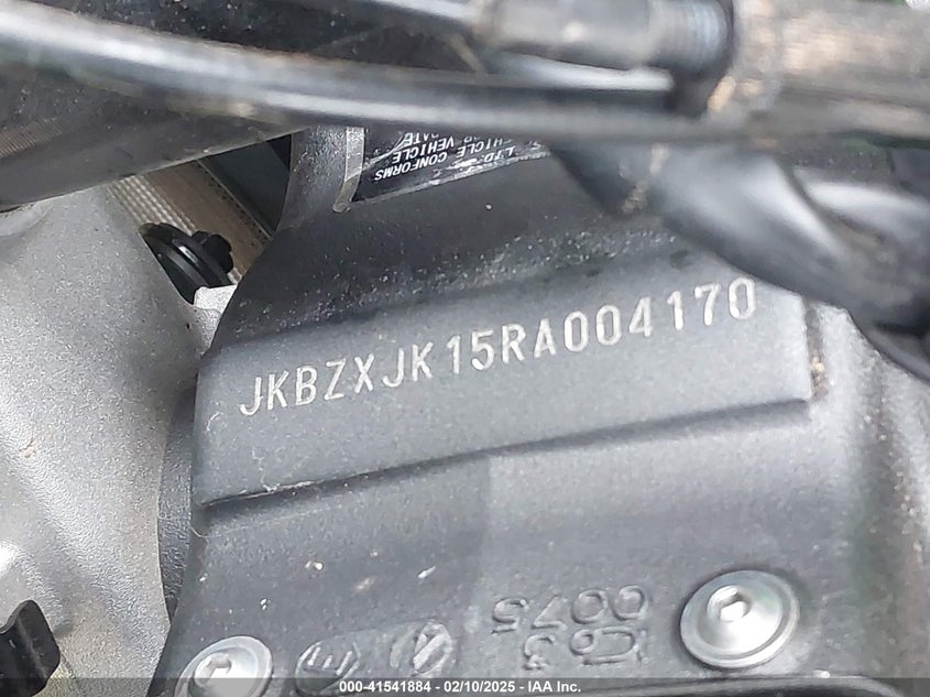VIN JKBZXJK15RA004170 2024 KAWASAKI ZX636 K