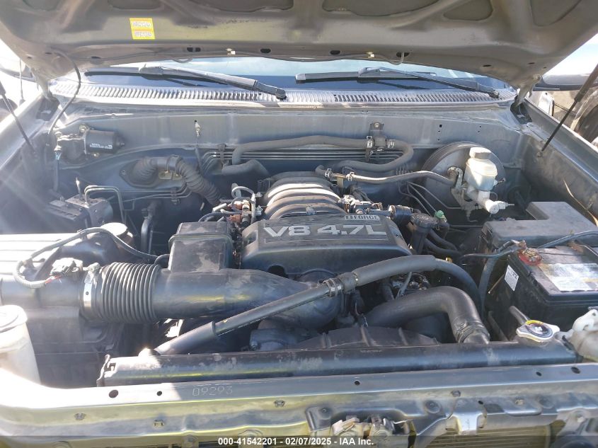 2005 Toyota Tundra Sr5 V8 VIN: 5TBRT34125S461944 Lot: 41542201