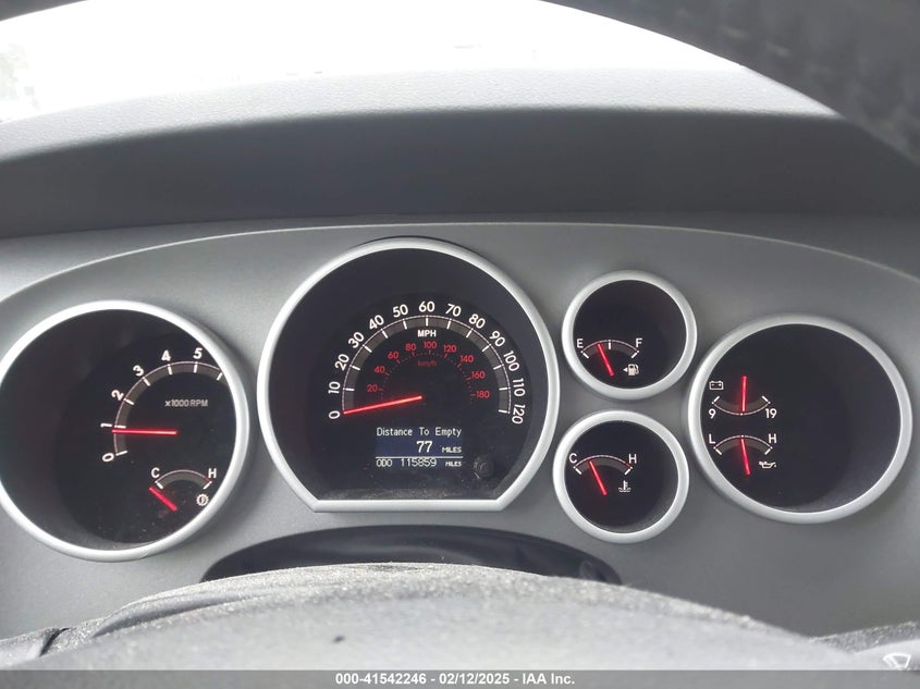 2012 TOYOTA TUNDRA VIN: 5TFFY5F11CX125357