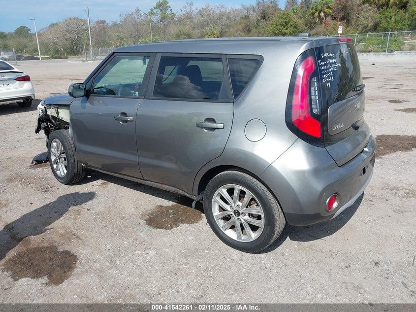 2018 KIA SOUL VIN: KNDJP3A54J7509822
