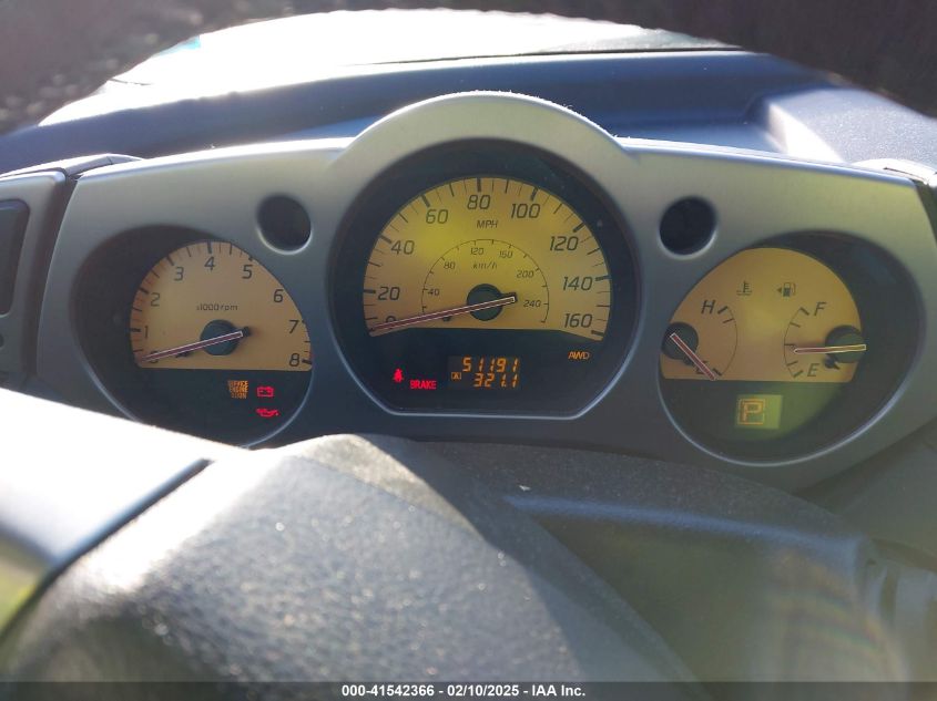 2005 Nissan Murano Sl VIN: JN8AZ08W45W438158 Lot: 41542366