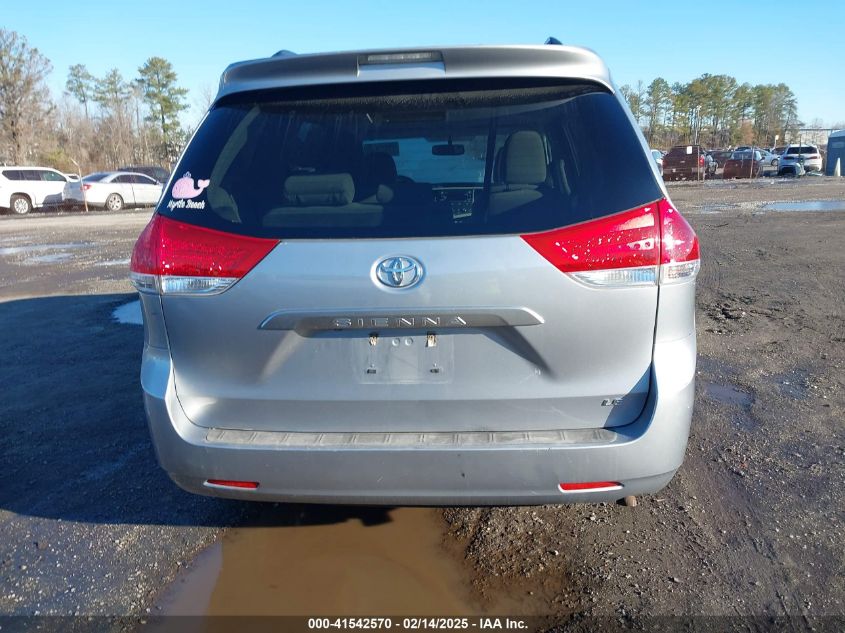 2011 Toyota Sienna Le VIN: 5TDJK3DC5BS018711 Lot: 41542570