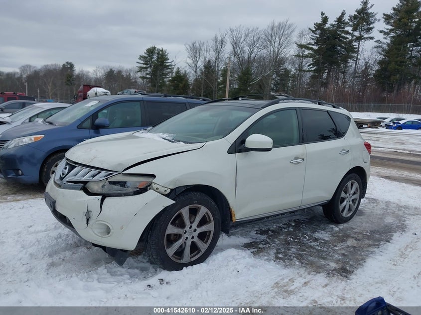 2010 NISSAN MURANO VIN: JN8AZ1MW1AW124571
