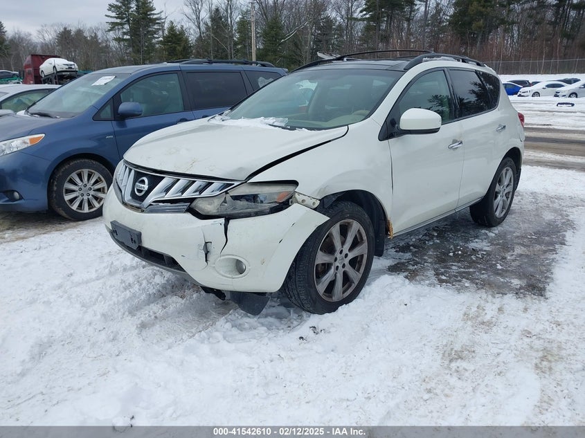 2010 NISSAN MURANO VIN: JN8AZ1MW1AW124571
