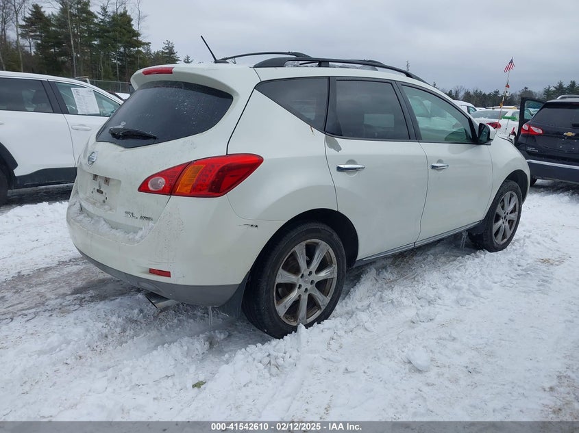 2010 NISSAN MURANO VIN: JN8AZ1MW1AW124571