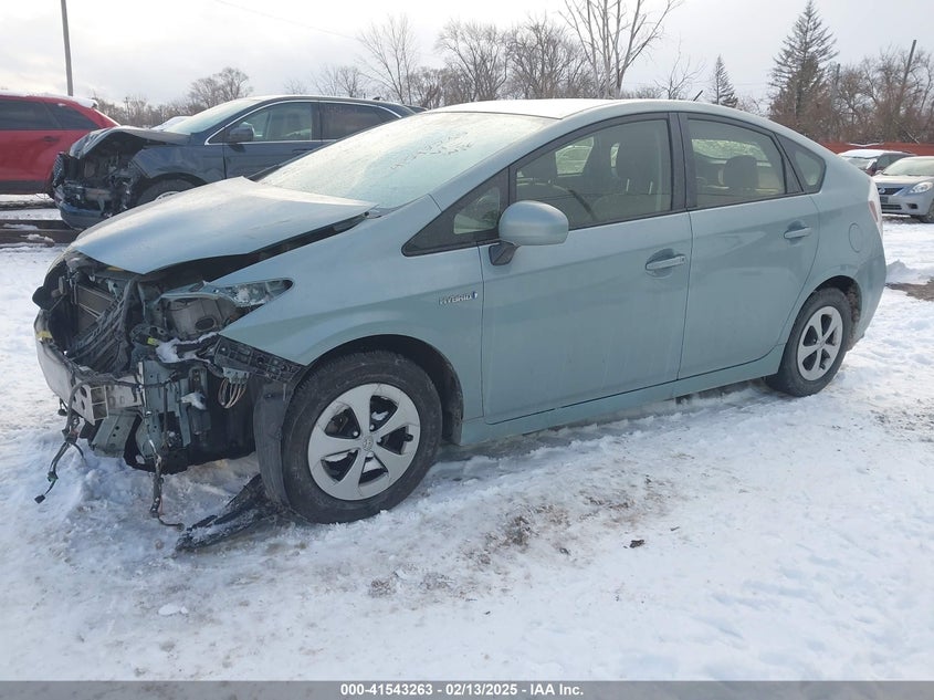 2013 TOYOTA PRIUS VIN: JTDKN3DU9D5554686