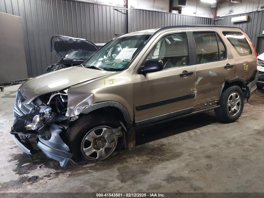 2005 Honda Cr-V Lx VIN: JHLRD78545C054513 Lot: 41543501