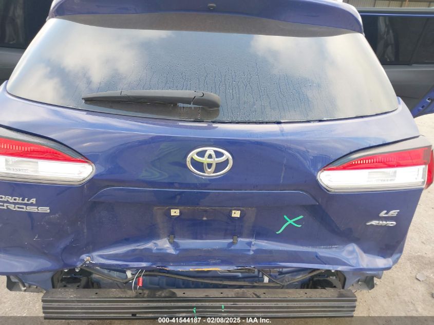 2022 Toyota Corolla Cross Le VIN: 7MUCAABG4NV024628 Lot: 41544187