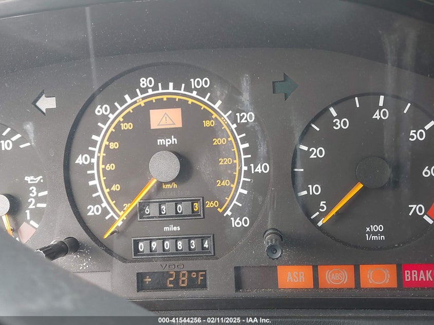 1993 Mercedes-Benz 500 Sl VIN: WDBFA67E6PF073925 Lot: 41544256