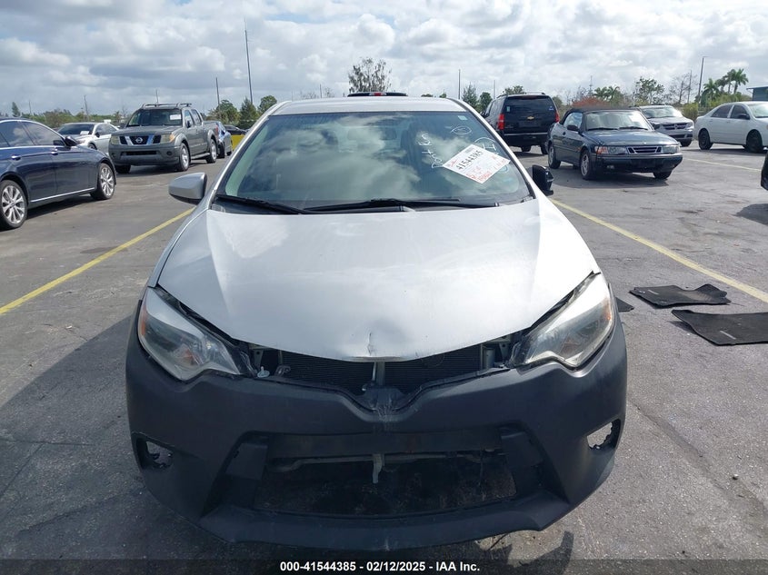 2016 TOYOTA COROLLA VIN: 2T1BURHE7GC617865
