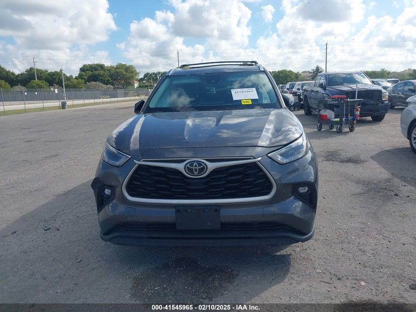 2021 TOYOTA HIGHLANDER VIN: 5TDGZRAH1MS514553
