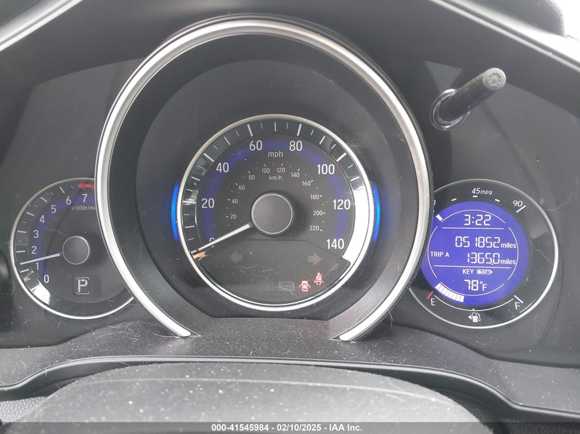 2016 HONDA FIT VIN: JHMGK5H78GX045307