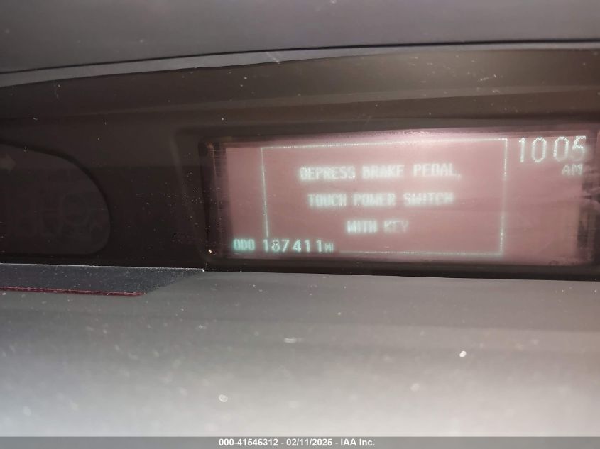 2010 Toyota Prius I/Ii/Iii/Iv/V VIN: JTDKN3DUXA0025837 Lot: 41546312