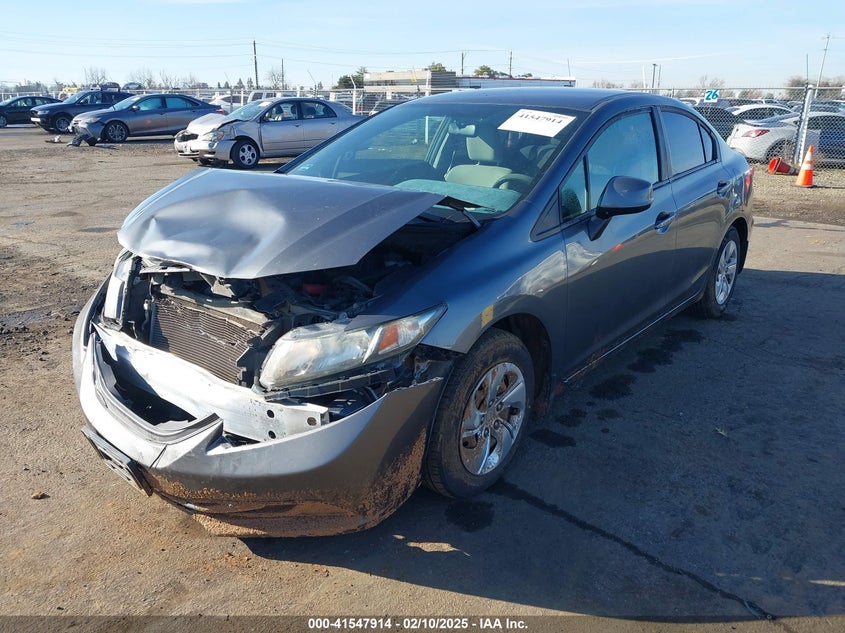 2013 HONDA CIVIC VIN: 19XFB2F54DE246694