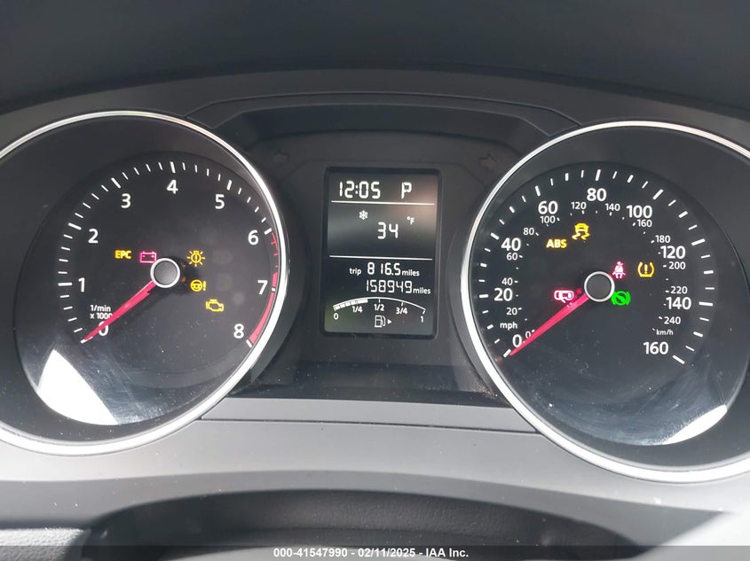 2017 VOLKSWAGEN JETTA VIN: 3VW2B7AJ8HM224240