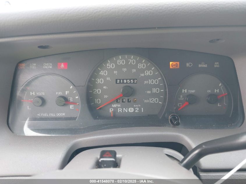 2000 Mercury Grand Marquis Ls VIN: 2MEFM75W6YX620013 Lot: 41548070