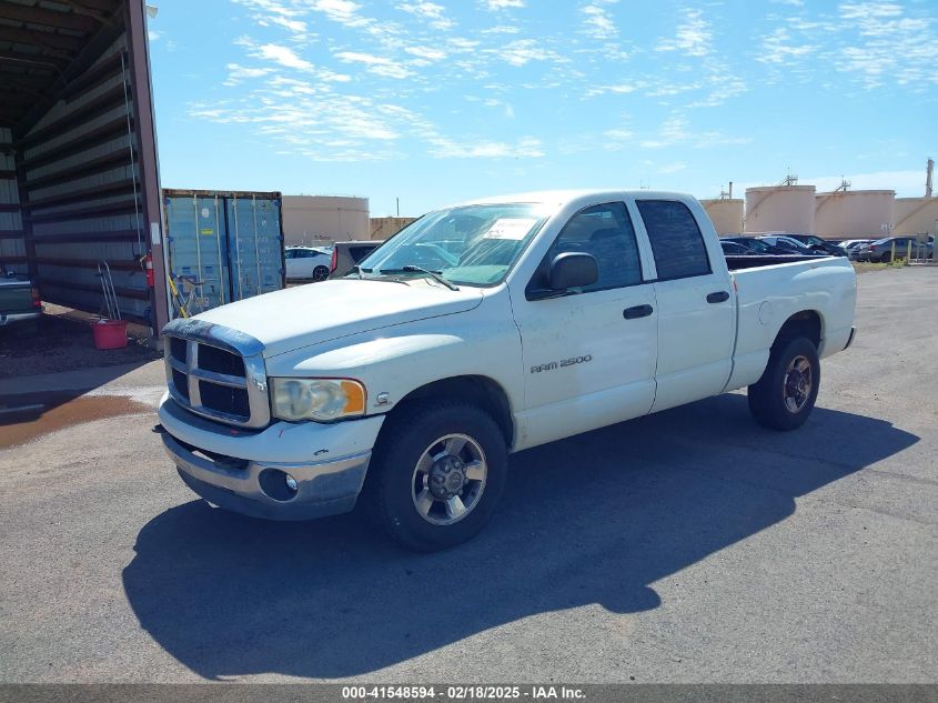 2005 Dodge Ram 2500 Slt/Laramie VIN: 3D7KR28C15G742828 Lot: 41548594