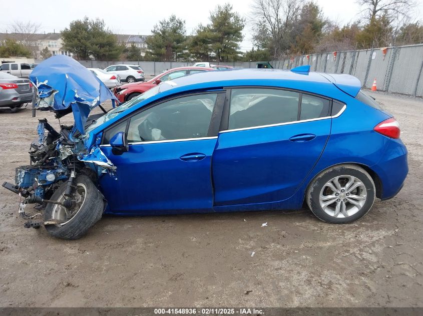 2019 Chevrolet Cruze Lt VIN: 3G1BE6SM8KS592202 Lot: 41548936