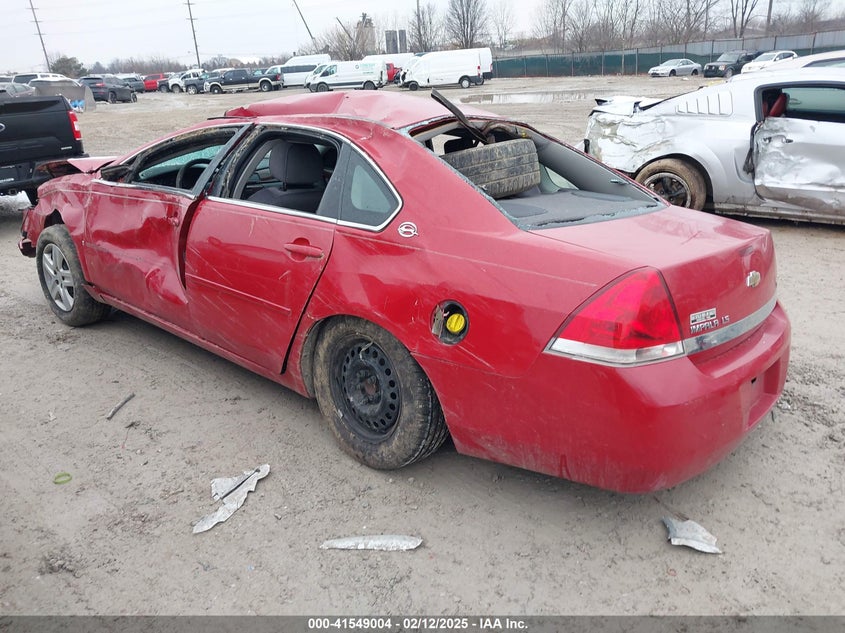 2008 CHEVROLET IMPALA VIN: 2G1WB58K989223851